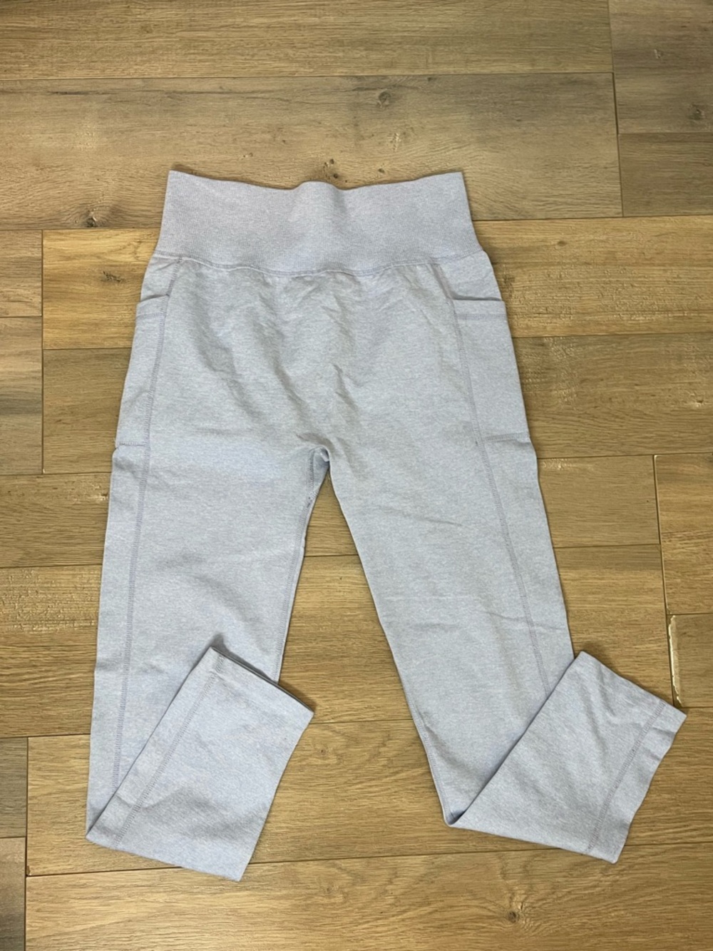 Women's Light Blue High-Waist Performance Leggings